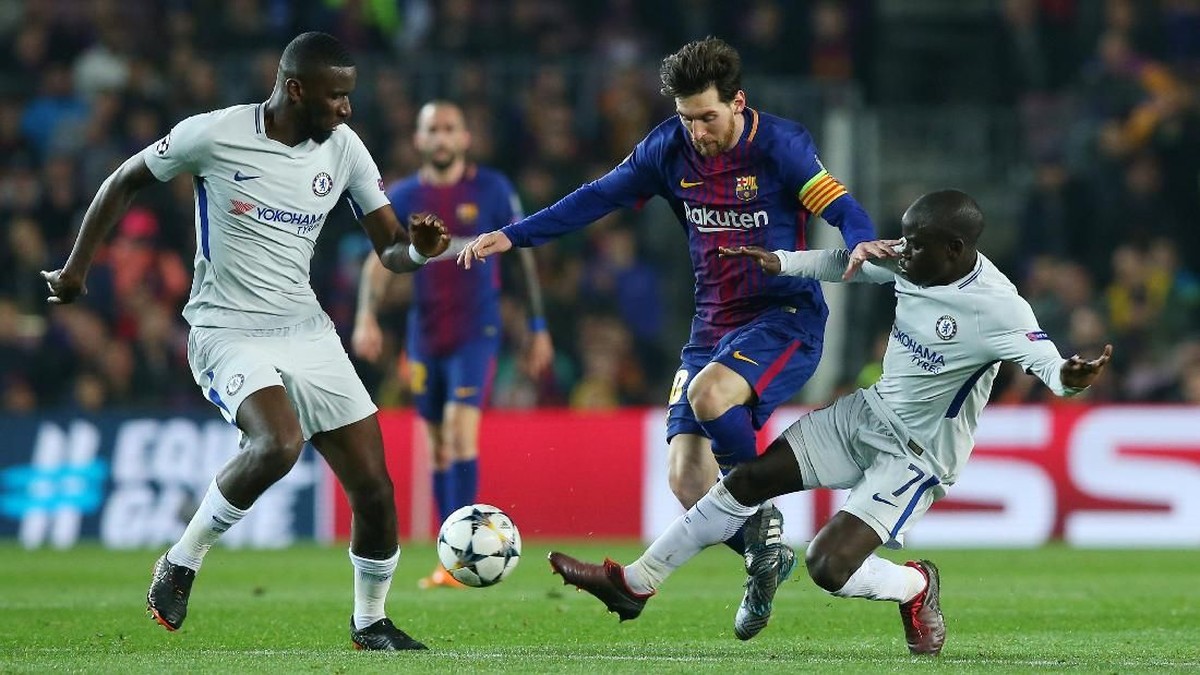 Lionel Messi punya catatan oke saat Barcelona menghadapi klub Inggris. Ia menyarangkan 20 gol dari 28 pertemuan. (Foto: Albert Gea/REUTERS)