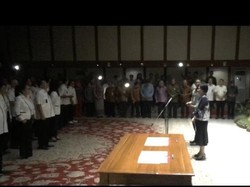 Detik-detik Balai Kota Mati Lampu saat Acara Sandi