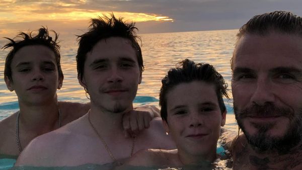 Foto: Family Goals! Melihat Keluarga Beckham Saat Olahraga