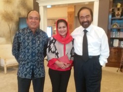 Puti Guntur Temui Surya Paloh di Kantor DPP NasDem