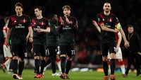 Dengan kegagalan Milan, Italia tinggal menyisakan satu wakil saja di kompetisi ini. Adalah Lazio usai menang 2-0 di kandang Dynamo Kiev sehingga lolos dengan agregat 4-2. (Foto: John Sibley /Action Images via Reuters)