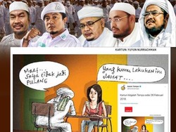 FPI Demo Tempo karena Kartun Pria Bersorban Tak Jadi Pulang