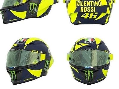 Helm Baru Marquez, Rossi, dan Lorenzo, Lebih Keren Mana?