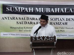 Fahri Hamzah Tak Hadir, Sumpah Mubahalah dengan Kader PKS Batal Fahri Hamzah Tak Hadir, Sumpah Mubahalah dengan Kader PKS Batal