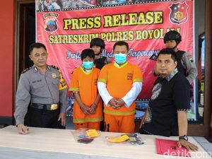 Kompaknya Aksi Pasutri Ini Mencuri di Beberapa Lokasi di Boyolali