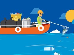 Memalukan! Indonesia Juara Dua Buang Sampah Plastik ke Laut