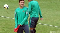 Inilah foto terbaru Egy dalam sesi latihan bersama Timnas U-23 beberapa waktu. Egy diharapkan tampil oke di Asian Games 2018. (Rengga Sancaya/detikSport)