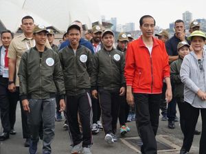Makan Malam dengan PM Australia, Jokowi Dijamu Ikan
