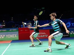 Aksi Kevin/Marcus di Semifinal All England Bisa Ditonton di detikSport