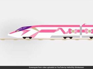 Pertama di Jepang, Ada Shinkansen Edisi Hello Kitty Pertama di Jepang, Ada Shinkansen Edisi Hello Kitty