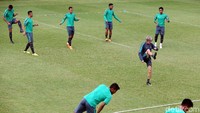 Pemusatan latihan Timnas U-23 digelar 17-18 Maret 2018 di Lapangan Timnas Senayan, Jakarta.