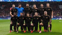 AS Roma. Klub Italia yang kini menempati peringkat ke-24 daftar klub UEFA tersebut memiliki catatan 1 menang dan 2 kali kalah di delapan besar Piala/Liga Champions. Perempatfinal terakhirnya terjadi pada 2007/2008 saat kalah 0-3 dari Manchester United. Di Liga Champions musim ini Roma meraih 4 kemenangan, 2 kali seri, 2 kekalahan, dengan mencetak 11 gol dan kebobolan 8 gol. (Foto: Gonzalo Arroyo Moreno/Getty Images)