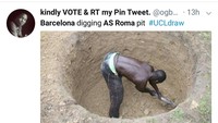 Menghadapi Roma, Barcelona diprediksi akan mendapat kemudahan untuk lolos ke semifinal. Yakin? (Foto: Twitter @ogbeni_opa)