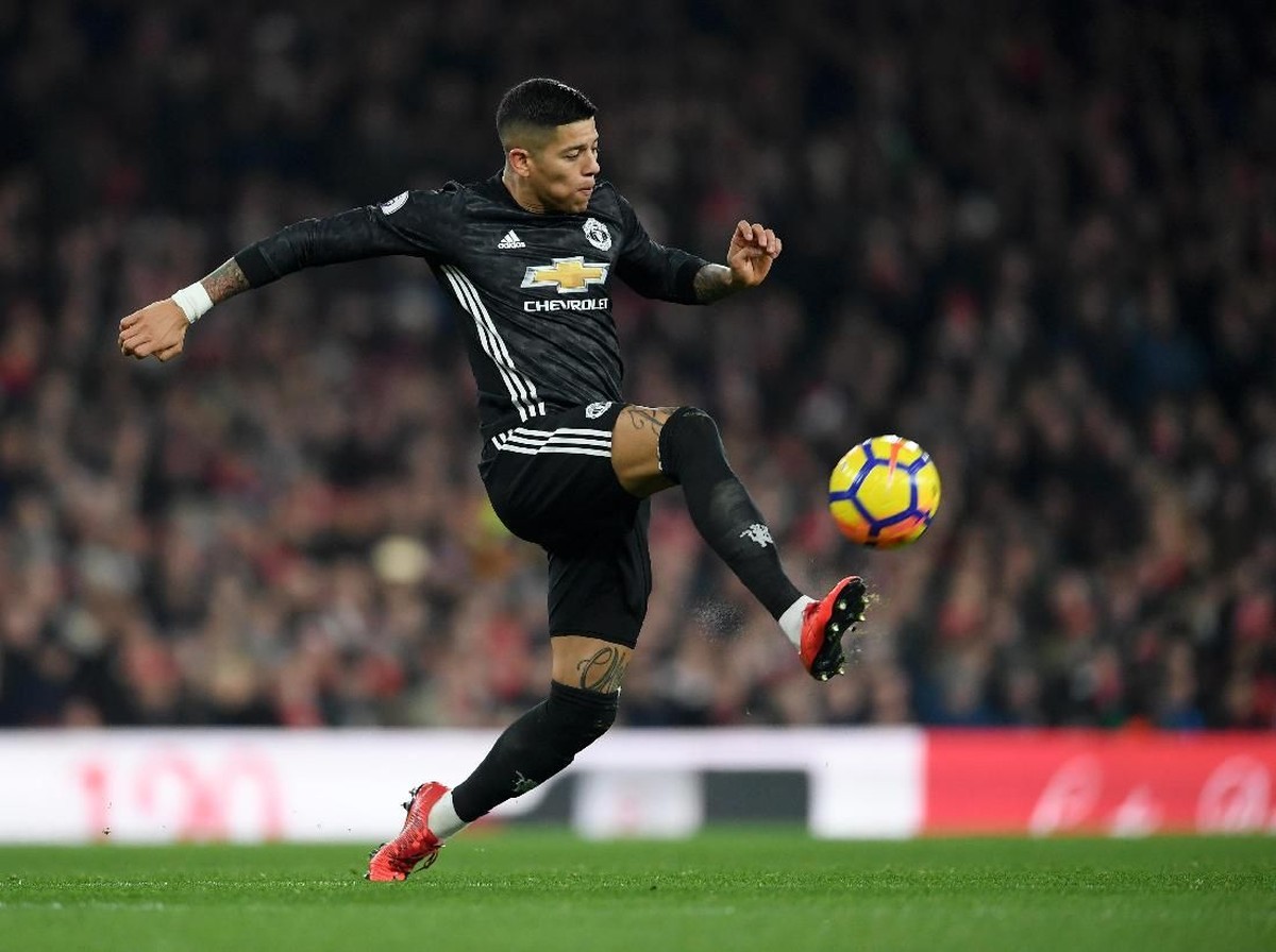 Marcos Rojo mendapatkan perpanjangan kontrak dari Manchester United (Foto: Laurence Griffiths/Getty Images)