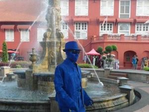 Manusia Patung ala Kota Tua Ada Juga di Malaysia