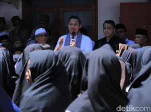Foto: Safari Politik AHY ke Pesantren Yamisa Bandung