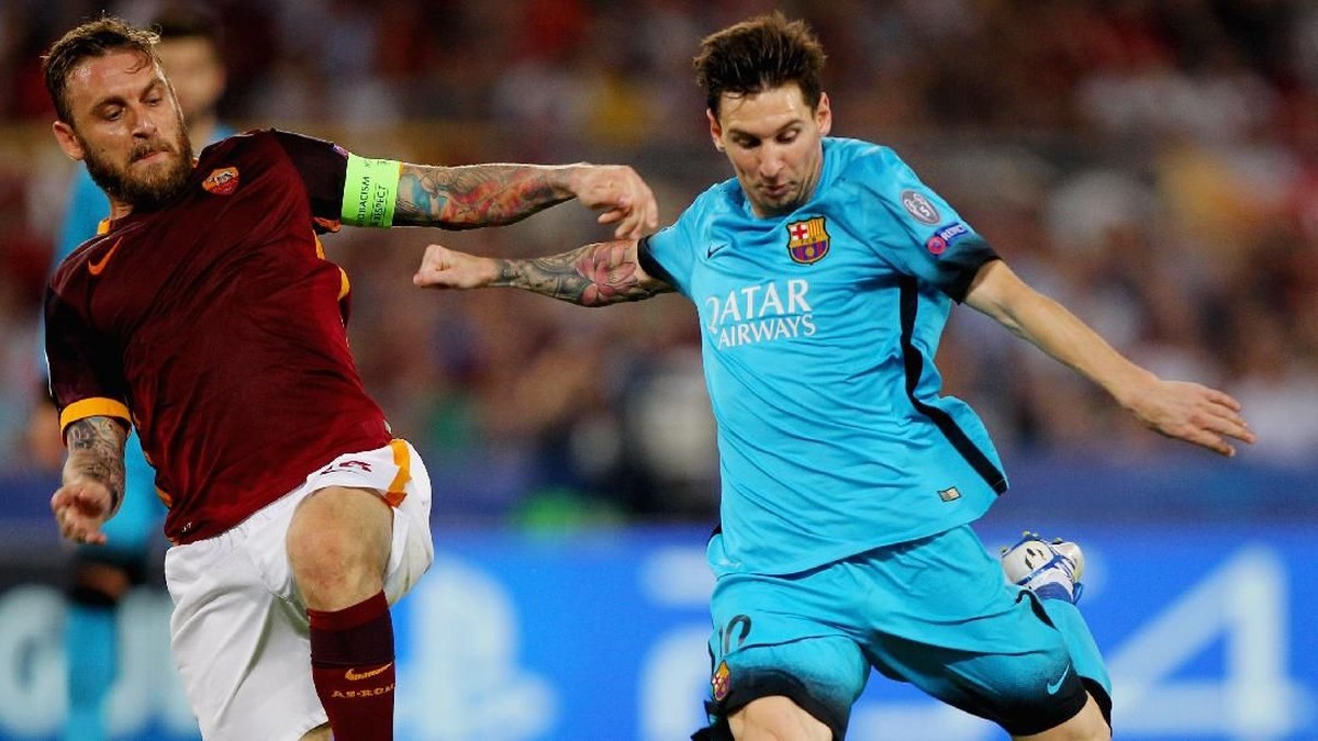 AS Roma akan menghadapi Barcelona di perempatfinal Liga Champions. (Foto: Paolo Bruno/Getty Images)