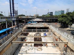 Siap Beroperasi Awal April, Ini Penampakan Terkini Underpass Mampang