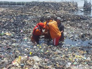 Kedalaman Sampah di Teluk Jakarta Capai 3 Meter