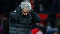 Meski MU menang, Jose Mourinho menilai permainan timnya tidak bagus. Foto: Alex Livesey/Getty Images