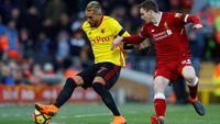 Liverpool menjamu Watford dalam lanjutan Premier League di Anfield, Minggu (18/3/2018) dinihari WIB. Foto: Phil Noble/Reuters