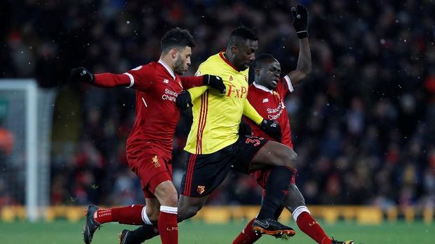 Liverpool tampil mendominasi permainan saat menghadapi Watford.