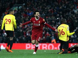 Salah Empat Gol, Liverpool Cukur Watford 5-0