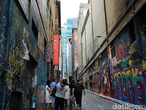 Foto: Liburan ke Melbourne, Berwisata Unik Nikmati Grafiti Foto: Liburan ke Melbourne, Berwisata Unik Nikmati Grafiti