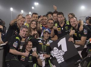 Aksi Para Pebalap di Kualifikasi MotoGP Qatar