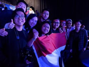 Dukungan Suporter Indonesia di Arena Birmingham untuk Kevin/Marcus