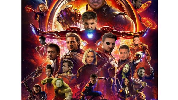 Absen di Trailer hingga Poster Infinity War, Ramai Muncul Meme Hawkeye