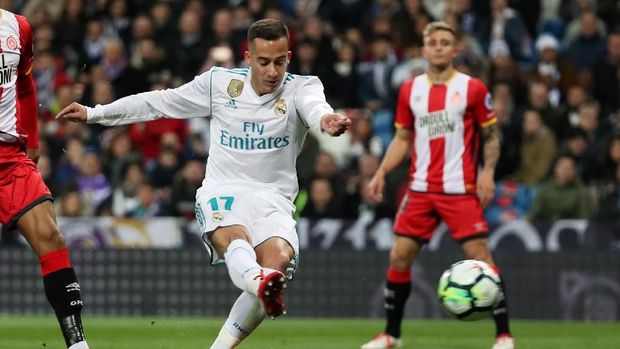 Satu gol Real Madrid lainnya dicetak Lucas Vazquez.