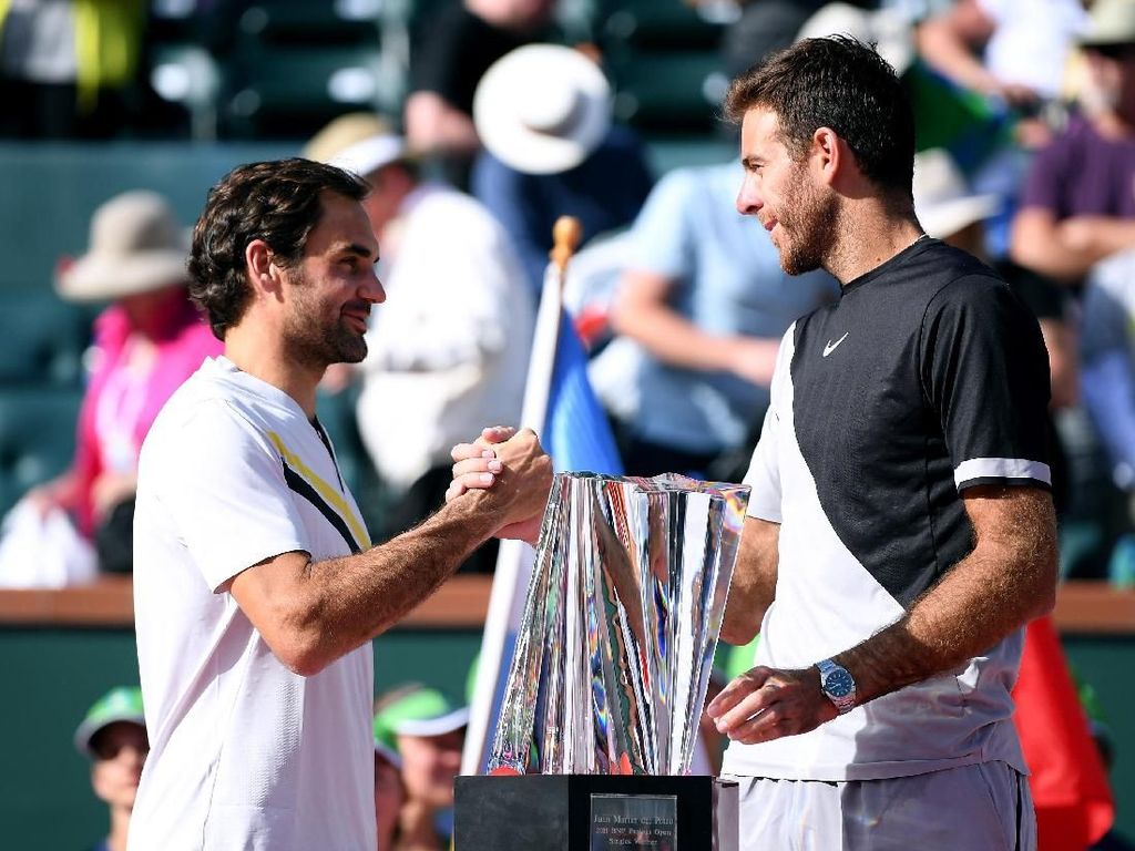 Del Potro Hentikan Keperkasaan Federer untuk Rebut Gelar Juara Del Potro Hentikan Keperkasaan Federer untuk Rebut Gelar Juara