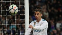 Hat-trick ke-50 Cristiano Ronaldo dalam kariernya dibuat pada menit ke-64. (Sergio Perez/Reuters)