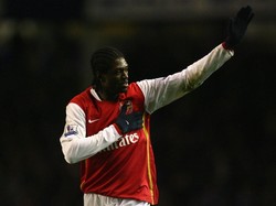 Adebayor pernah menyabet penghargaan pemain terbaik Afrika di tahun 2008. Catatan terbaiknya adalah kala membela The Gunners dengan koleksi 62 gol dari 142 laga (Getty Images)