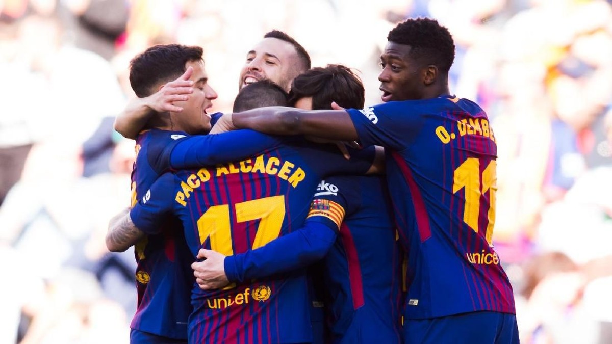Barcelona siap penuhi tantangan meraiht treble. (Foto: Alex Caparros/Getty Images)