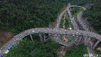 Foto Drone: Megah dan Cantik, Jembatan Kelok 9