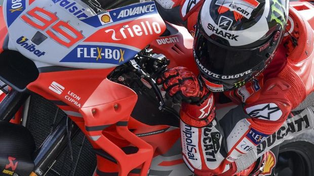 Jorge Lorenzo belum bisa menarik keluar potensi motor Ducati.