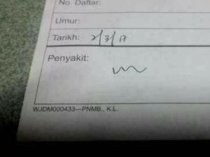 Catatan Medis yang Pernah Viral, Tulisan Cakar Ayam hingga Resep Bergambar