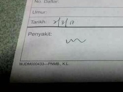 Dokter-Dokter Harus Tahu Nih! Inggris Kini Melarang Tulisan Cakar Ayam