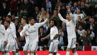 Real Madrid sudah membukukan sebanyak 76 di La Liga musim ini. Mereka mempunyai rata-rata 2,53 gol. Cristiano Ronaldo menjadi pencetak gol terbanyak dengan 22 kali membobol gawang lawan. (Foto: Sergio Perez/Reuters)