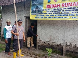 Cerita Aiptu Sutomo, Dorong Warga Banyuwangi Bangun Rumah Layak Huni