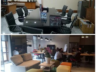 Before-After Ruang Wagub DKI yang Disulap Sandi Jadi Coworking Space