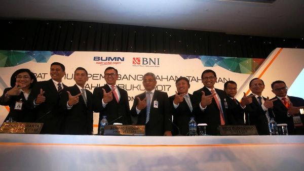 RUPS BNI Sepakat Setor Dividen Rp 4,77 Triliun