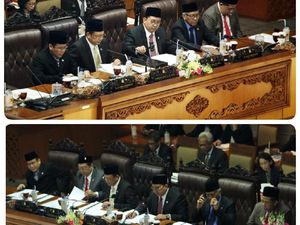 Before After Kursi Pimpinan DPR Ditambah Utut Adianto