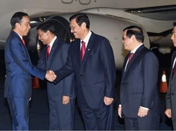 Jokowi Tiba di Jakarta Usai Kunjungan ke Australia dan Selandia Baru