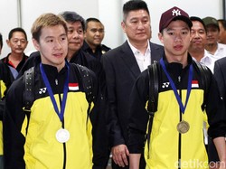 Disambut di Tanah Air, Kevin/Marcus: Terimakasih dan Luar Biasa!