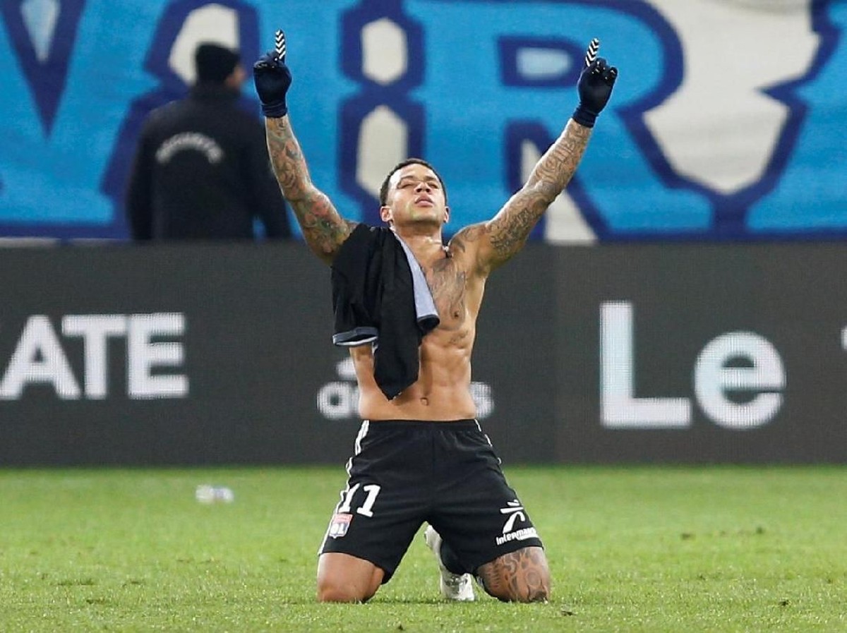 Memphis Depay kini hidup kembali bersama Lyon (Philippe Laurenson/Reuters)
