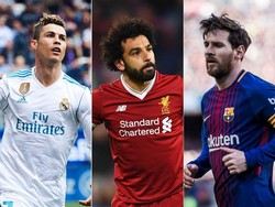 Membandingkan Salah dengan Ronaldo dan Messi