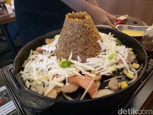 Ow My Plate: Gurih Sedap Volcano Rice dan Fish and Chips Bersaus Keju